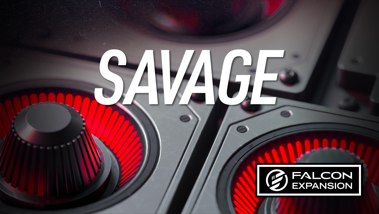 UVI Savage for Falcon - ハードヒットシーケンス、ベース＆モア