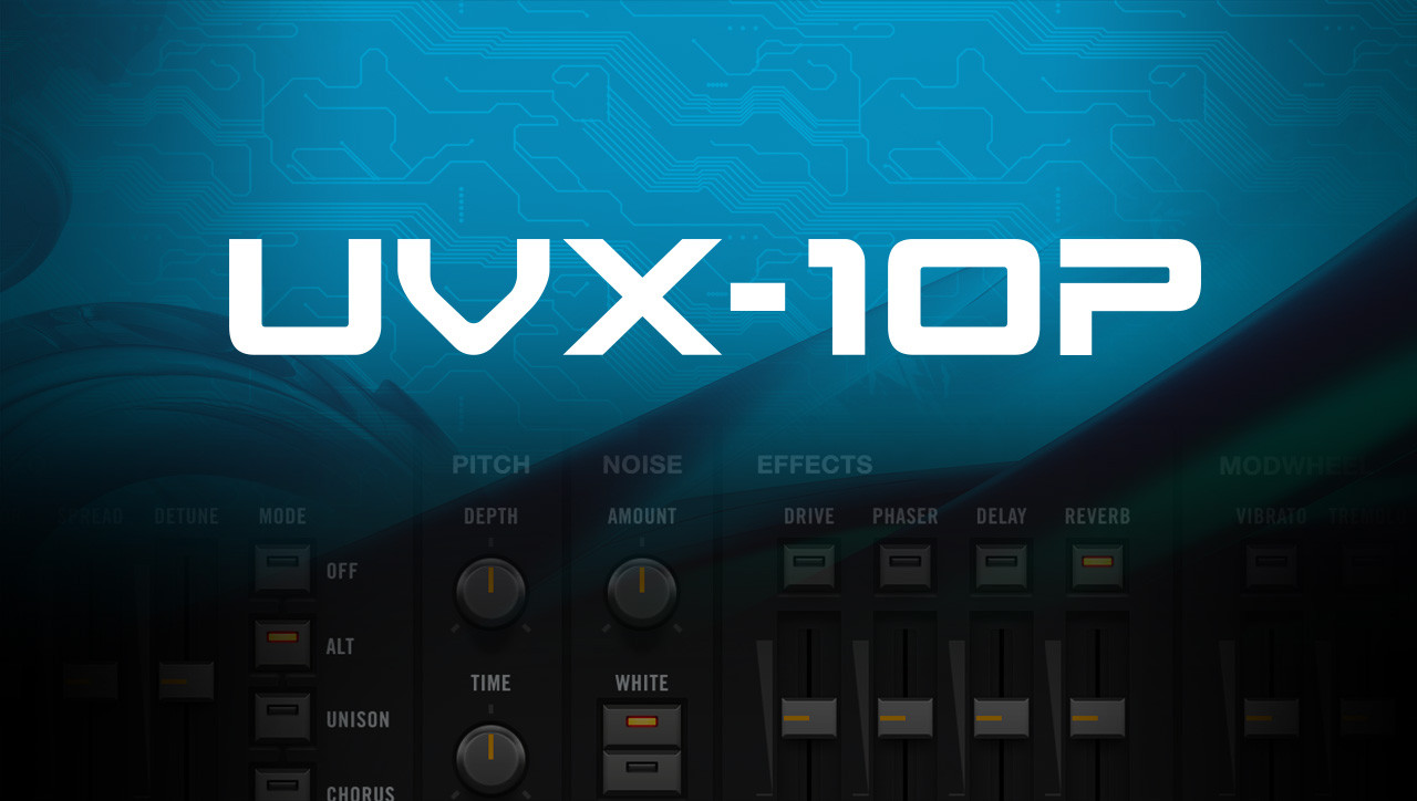 UVI UVX-10P - The Analog Sound of the 80's