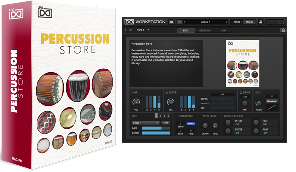 Uvi Percussion Store パーカッション音源集の決定版