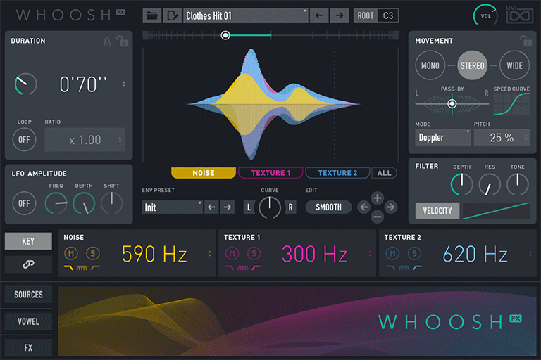 New: Audio Design Desk Swooshes Sound Effects 